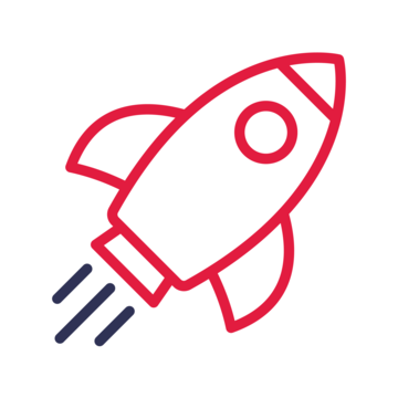 Icon zeigt eine Rakete