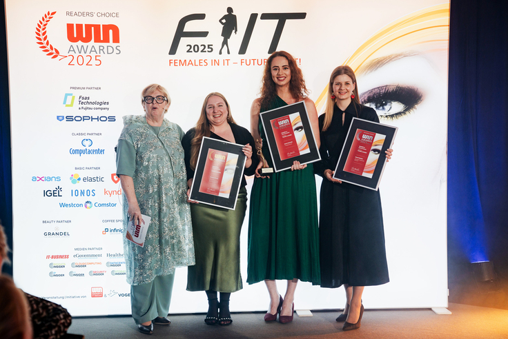 Die drei Bestplatzierten bei den Win Awards