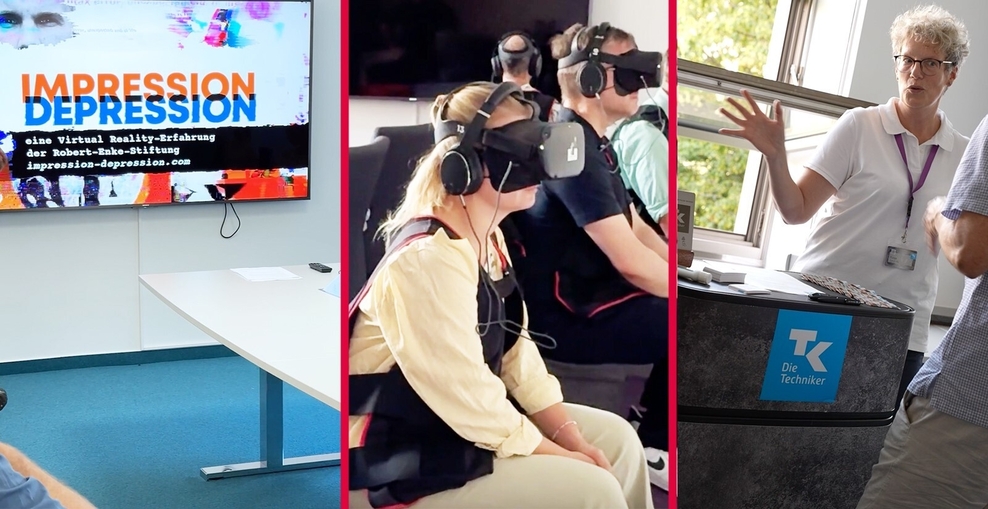 Collage vom Gesundheitstag 2025 bei IT.Niedersachsen