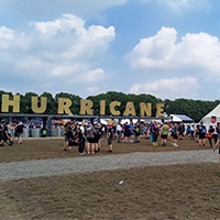 Der Schirftzug des Hurricane-Festivals